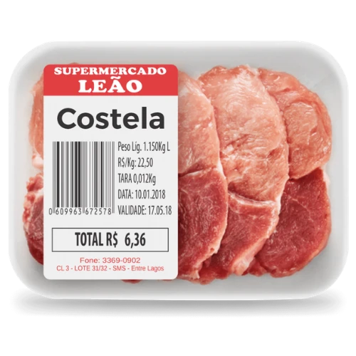 Etiqueta personalizada para supermercados